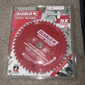 9 in. x 46 Tooth Steel Demon Cermet‎ II Saw Blade for Metals and Stainless Steel